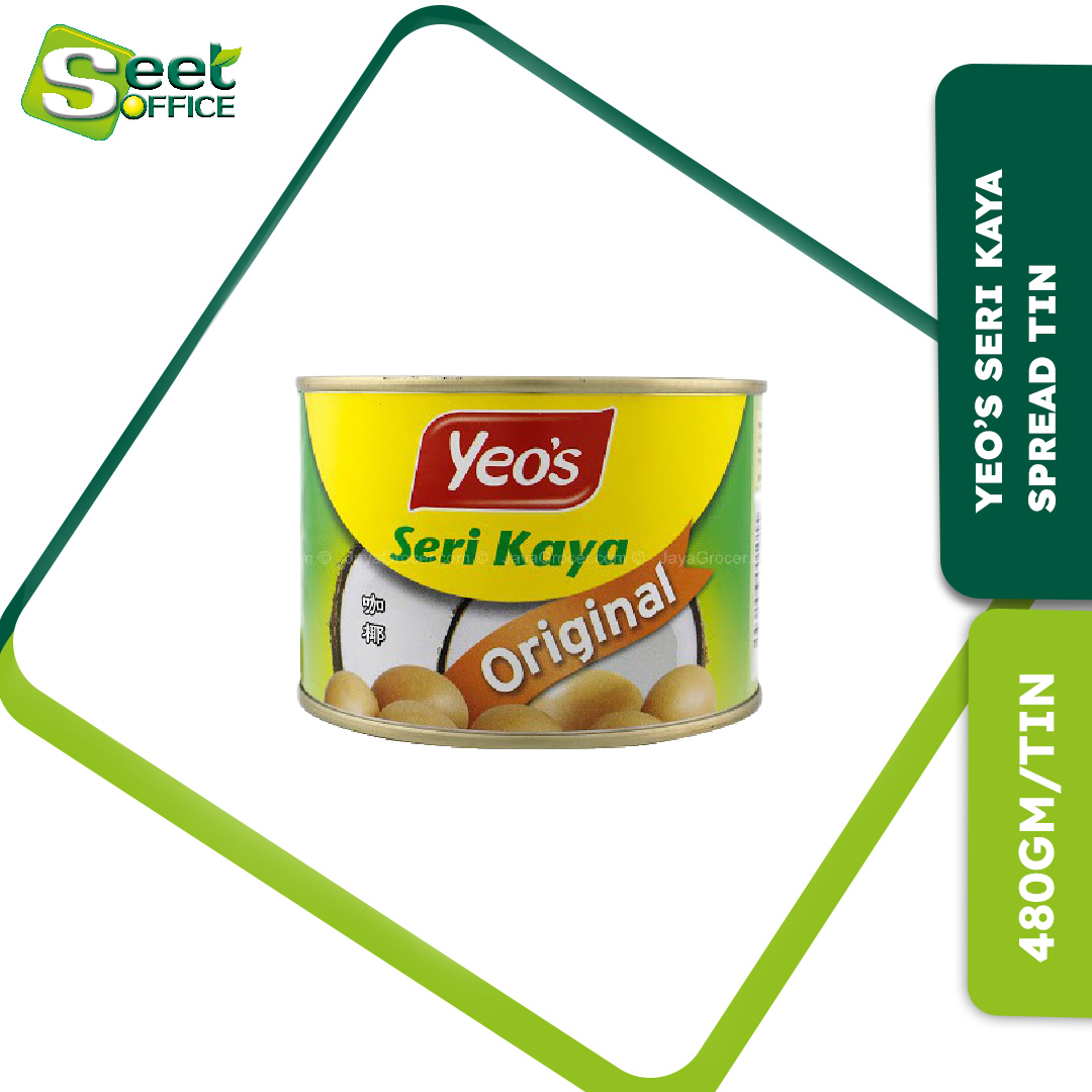 YEO'S SERI KAYA SPREAD TIN 480GM/TIN - Seet Office Supplies Malaysia