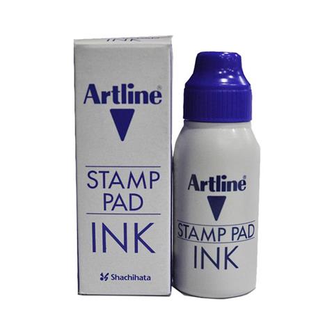 ARTLINE STAMP PAD INK BLUE 50cc - Seet Office Supplies Malaysia